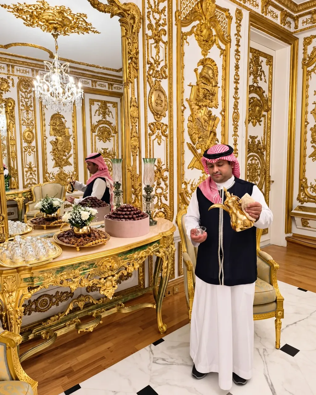 القهوة العربية والتمور